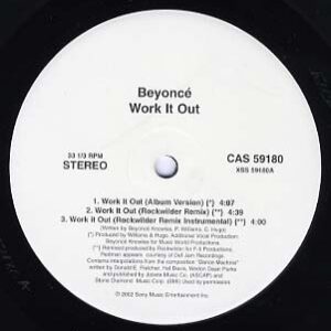 新品ﾚｺｰﾄﾞ BEYONCE - WORK IT OUT-REMIX