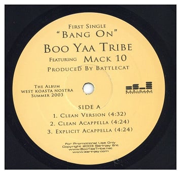 中古レコード BOO-YAA TRIBE - BANG ON (Produced by Battlecat)