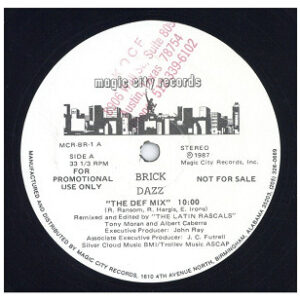 中古レコード BRICK - DAZZ (THE DEF MIX) (PROMO)
