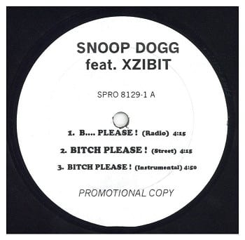 中古レコード SNOOP DOGG - BITCH PLEASE / FATHER'S DAY