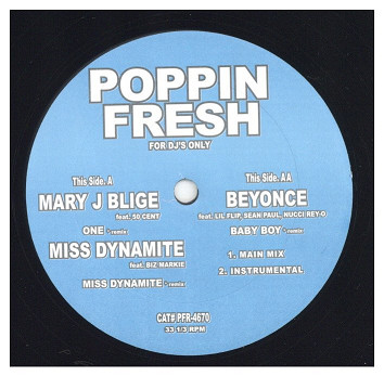 中古レコード Mary J Blige / Beyonce - Let Me Be The 1 / Baby Boy (Remix)