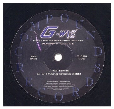 中古レコード G-WIZ (Rap) - G-THANG / ALL DAY ERY DAY