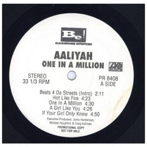 中古ﾚｺｰﾄﾞ AALIYAH - ONE IN A MILLION (PROMO)