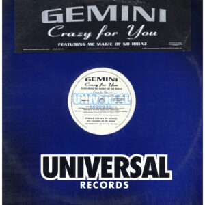中古ﾚｺｰﾄﾞ GEMINI - CRAZY FOR YOU