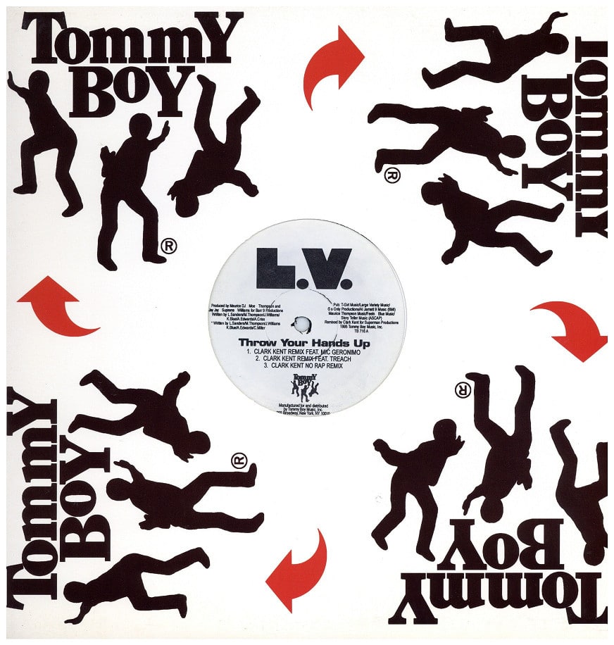 中古レコード L.V. - THROW YOUR HANDS UP (CLARK KENT REMIX)