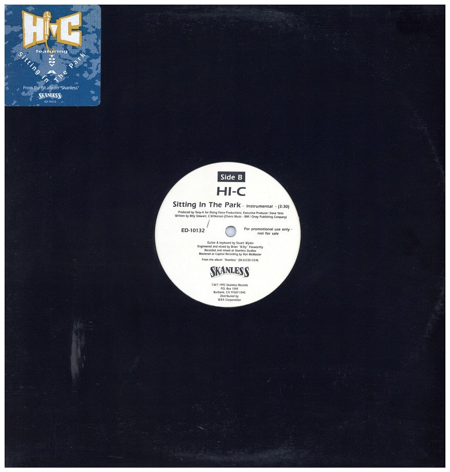 中古レコード HI-C - SITTING IN THE PARK