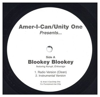 中古レコード Entourage / G-Sleep - Blookey Blookey / On Me