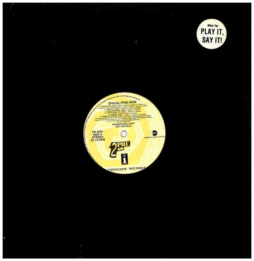 中古レコード 2PAC - 2PACALYPSE NOW